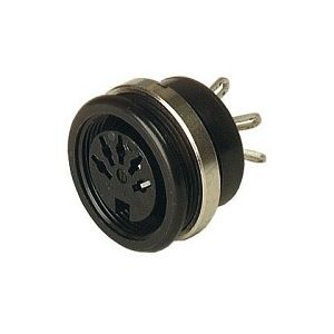 MAB 5100 S Black | 930953500 | 5 Pin DIN Socket