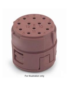 44420120 | Lapp M23 Insert | Epic&reg; Signal M23 Insert 12 Pole D sub