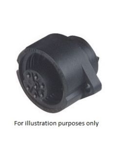 CA 6 GD | 7789 | 6 pole + Earth panel mount socket connector