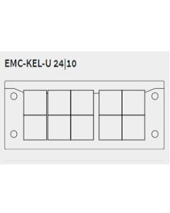 99400 | EMC-KEL-U 24/10 | Split EMC Cable Entry Frame
