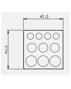 icotek 41520 | KT - DT3 | Cable Grommet
