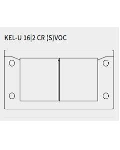 KEL-U-16|2 CR (S)VOC | 54162.600 | Split Cable Entry Frame