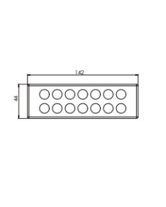 43512 | KEL-DP 24/14 A Grey | Cable Entry Plate