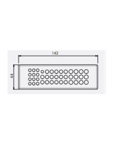 43511 | KEL-DP 24/42 A Grey | Cable Entry Plate