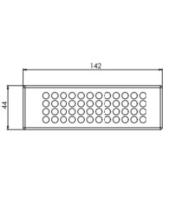 43519 | KEL-DP 24/48 A Grey | Cable Entry Plate