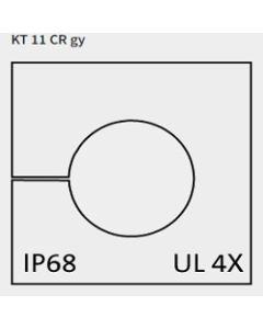 KT 11 CR gy | 41211.601 | KT CR cable grommets