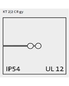 KT 2|2 CR gy | 39935.601 | KT CR cable grommets