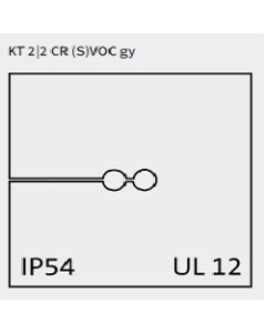 KT 2|2 CR (S)VOC gy | 39935.600 | KT CR cable grommets