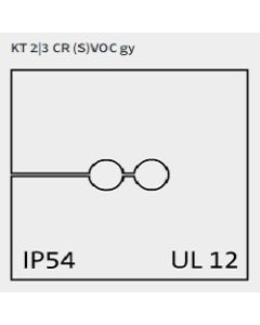 KT 2|3 CR (S)VOC gy | 39939.600 | KT CR cable grommets