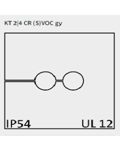 KT 2|4 CR (S)VOC gy | 39906.600 | KT CR cable grommets