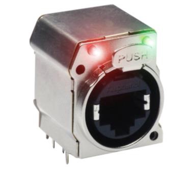 Amphenol XLRnet CAT6A Connector - RJX8FB6HRGEB